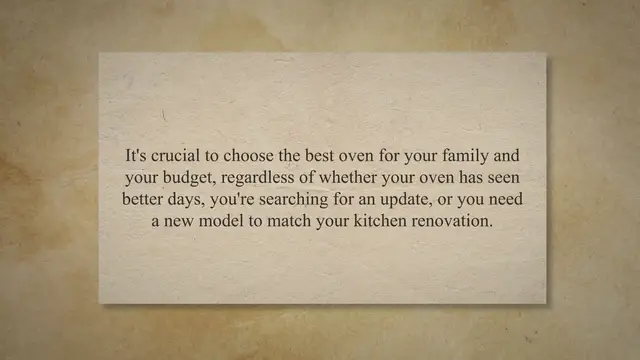 Video thumbnail for The 7 Top Picks for Best Ovens 2022