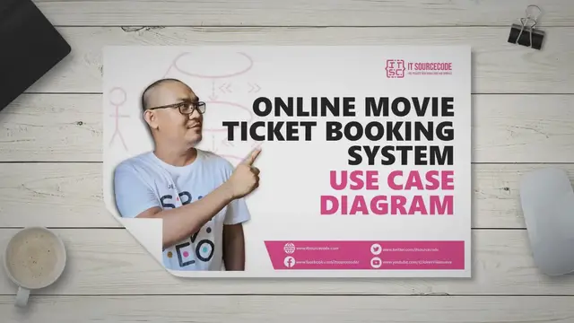Video thumbnail for Use Case Diagram for Online Movie Ticket Booking System