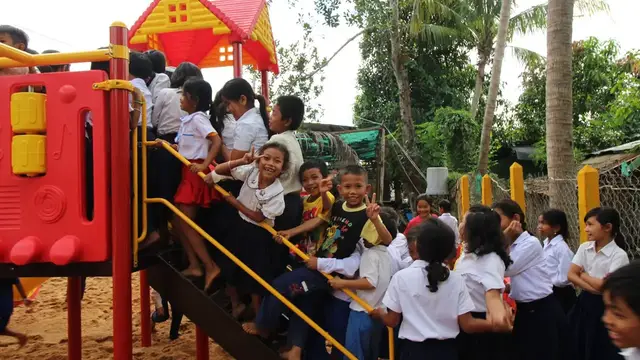 Video thumbnail for WE BUILT A PLAYGROUND IN RURAL CAMBODIA - Pt. 2