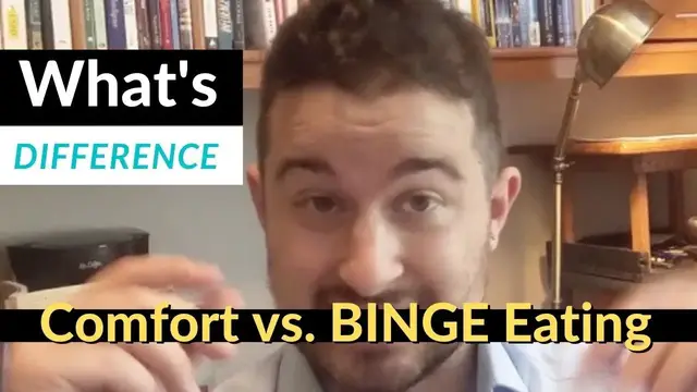 Video thumbnail for What's the difference between comfort eating and binge eating?