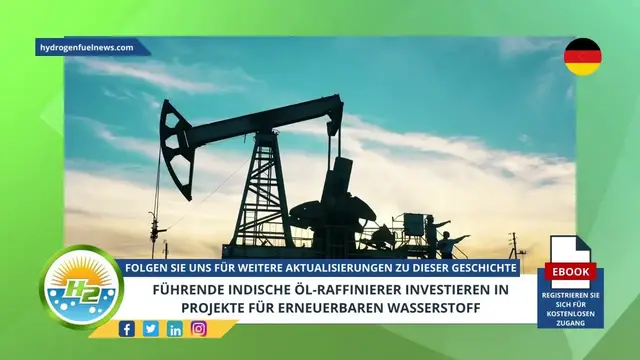 Video thumbnail for [German] Leading Indian oil refiners invest in renewable hydrogen projects