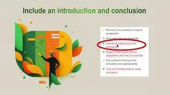 Video thumbnail for IELTS FREE Essay Check: Include an introduction and conclusion