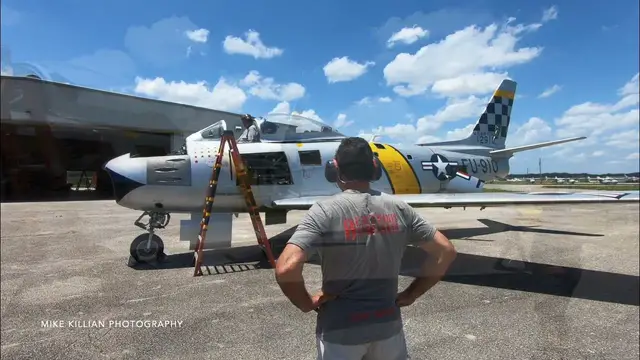 Video thumbnail for Classic Fighters of America: F-86F Performs First Engine Run