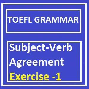 Video thumbnail for Subject-Verb Agreement Exercise -1