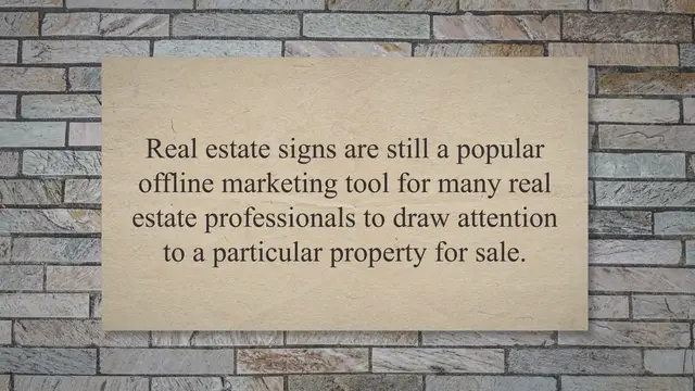 Video thumbnail for The 7 Best Colors for Real Estate Signs