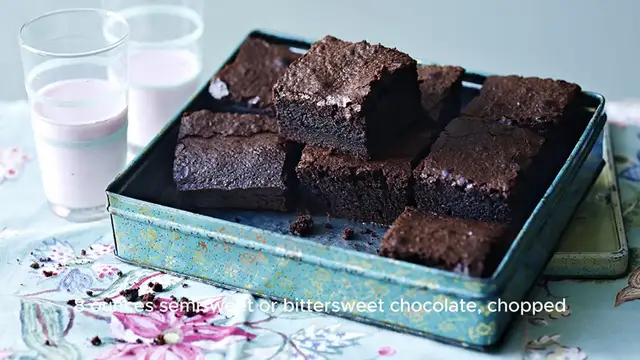 Video thumbnail for Chocolate Lava Brownies Recipe
