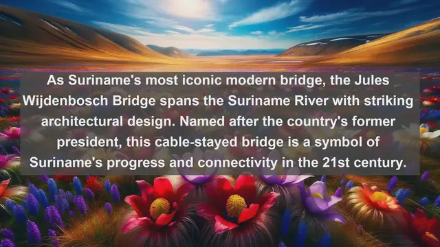 Video thumbnail for Bridging Cultures: Discovering Suriname's Top 10 Iconic Bridges