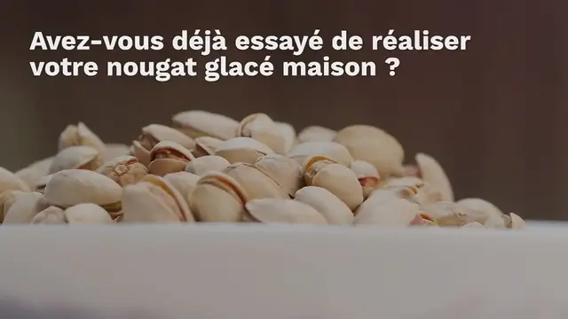 Video thumbnail for Nougat glacé maison facile aux amandes, noisettes et pistaches