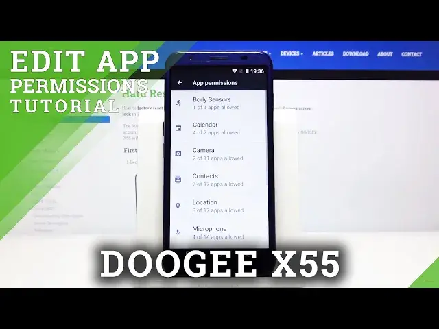 'Video thumbnail for How to Manage App Permissions in DOOGEE X55 – Change App Permissions'