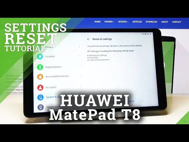 Video thumbnail for How to Reset Settings in HUAWEI MatePad T8 – Erase Settings Preferences