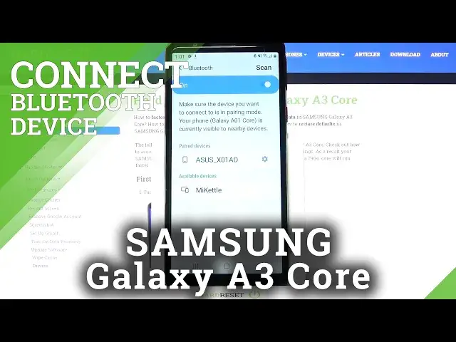 'Video thumbnail for How to Connect Bluetooth Device with Samsung Galaxy A3 Core – Get Bluetooth Device'