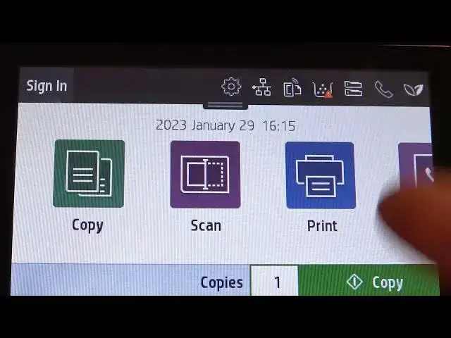 'Video thumbnail for How to check serial number on Hp Color LaserJet Pro / Check SN on Hp Color LaserJet Pro'