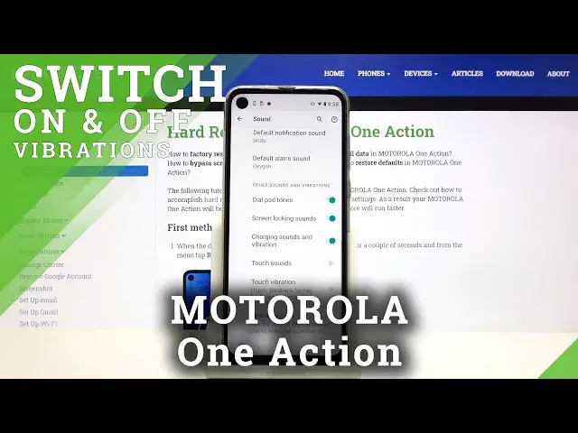 'Video thumbnail for MOTOROLA One Action Choose Vibration Mode'