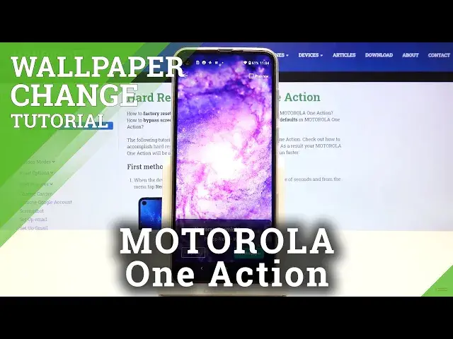 Video thumbnail for Hot to Change Wallpaper in MOTOROLA One Action – Set Up Display Look