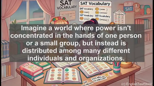 Video thumbnail for 5000 Must Know SAT Vocabulary - Polyarchy: Understanding Distributed Power in Government