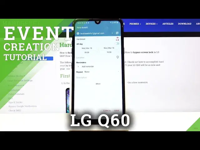 'Video thumbnail for How to Add Event to Calendar in LG Q60 – Calendar Notifications'