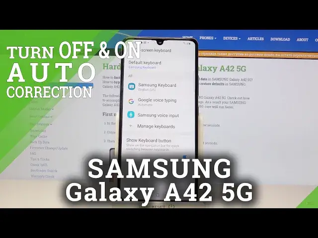 'Video thumbnail for How to Enter Text Correction in SAMSUNG Galaxy A42 5G – Find All Text Correction'