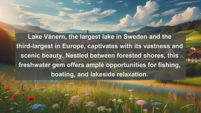 Video thumbnail for Serene Escapes: Discover Sweden's Top 10 Stunning Lakes