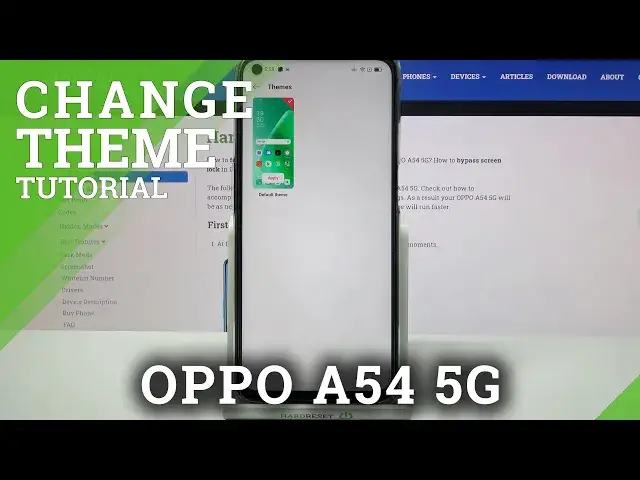 'Video thumbnail for How to Change Theme of Oppo A54 5G - Pick Different Theme'