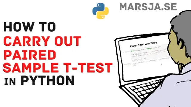 Video thumbnail for How to use Python to do Paired Sample T-test - SciPy, Pandas, and Pingouin