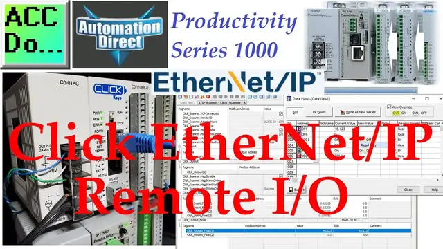 Video thumbnail for Productivity 1000 Series PLC Click EtherNet/IP Remote IO