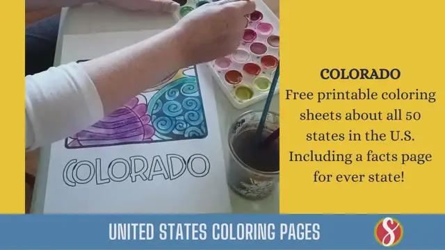 Video thumbnail for Free Colorado State Coloring Pages