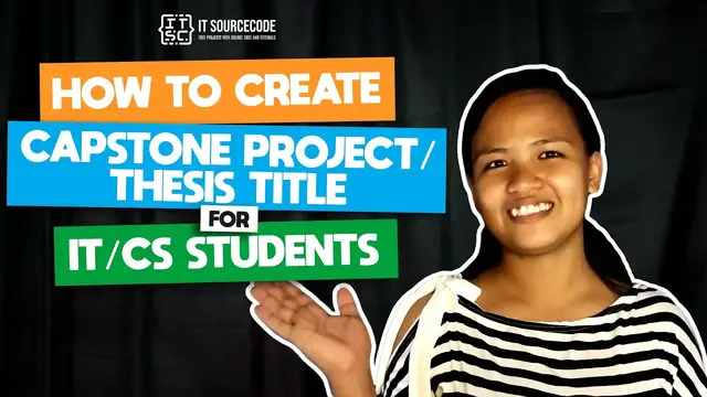 Video thumbnail for How to Create a Capstone Project / Thesis Title for IT/CS Students [ TAGALOG ]