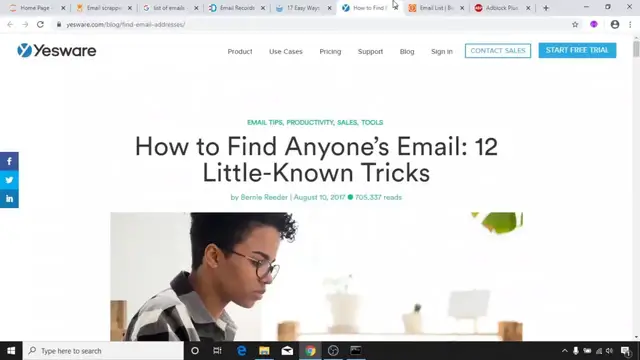 Video thumbnail for Scrap all emails from a website using python