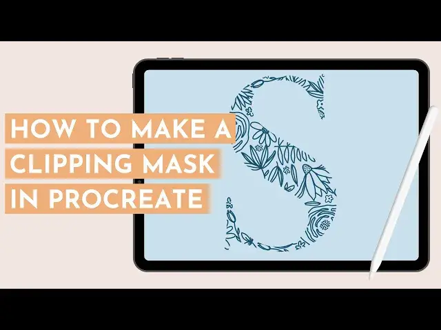 'Video thumbnail for How to Make a Clipping Mask in Procreate #procreate #procreateart #drawingtutorial'