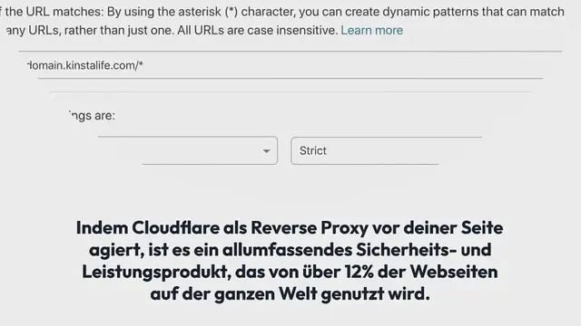 Video thumbnail for Wie man die Cloudflare-Einstellungen für WordPress konfiguriert