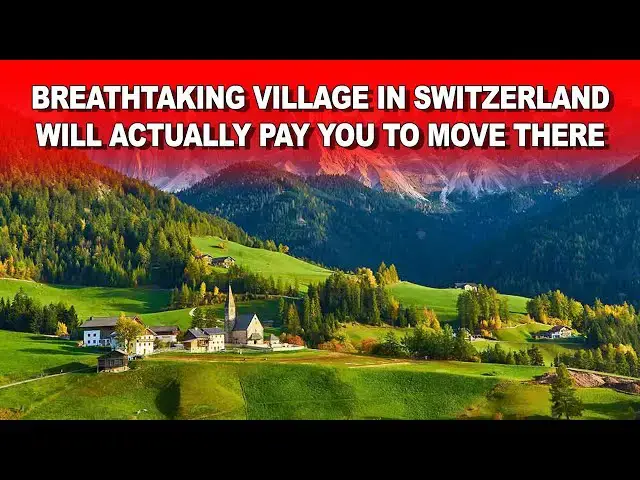 Video thumbnail for This Breathtaking Swiss Village Will Pay You to Move There! 🇨🇭✨