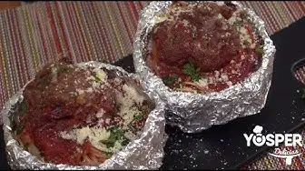 'Video thumbnail for Canasta de Espaguetis con Albóndigas'