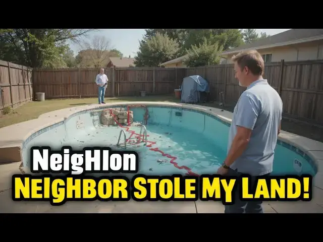 Video thumbnail for Neighbor Betrayed Me by Building a Pool on My Property — The Shocking Truth | True Story