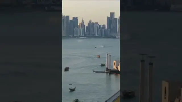'Video thumbnail for Best places to visit in Qatar - Part 2 - #SkylineDoha #ViewFromCorniche #shorts'