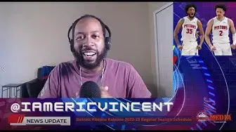 'Video thumbnail for Detroit Pistons Release 2022-23 Regular Season Schedule'