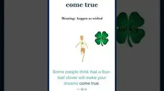 Video thumbnail for "Come true" meaning | "come true" in a sentence | Common English Idioms #shorts
