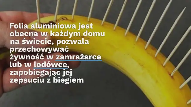 'Video thumbnail for Folia aluminiowa, bo wszyscy zawijają ją w sztućce: niewyobrażalne'