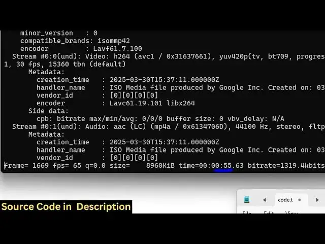 Video thumbnail for FFMPEG Command to Convert MP4 to H 264 with libx264, CRF Quality Control, AAC Audio Encoding in CMD