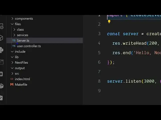 Video thumbnail for 🚀 Instantly Create TypeScript Boilerplate Code Files in VSCode Node js, React, Express!