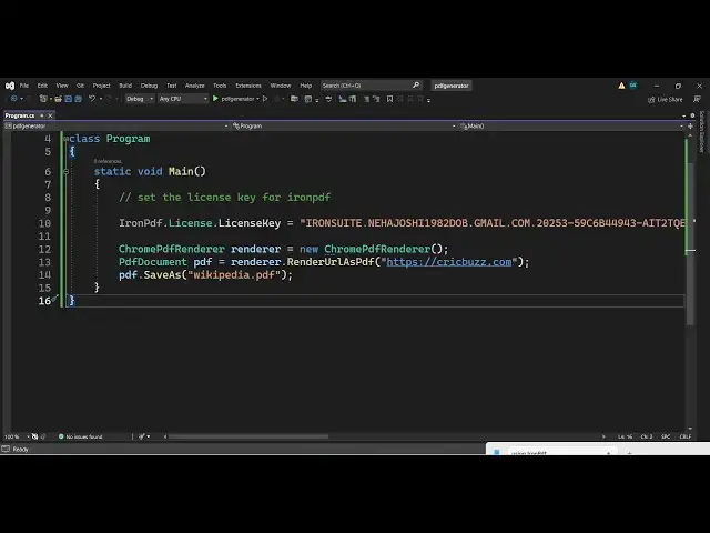 Video thumbnail for C# IronPDF Library Crash Course to Convert HTML and CSS Template to PDF in .NET