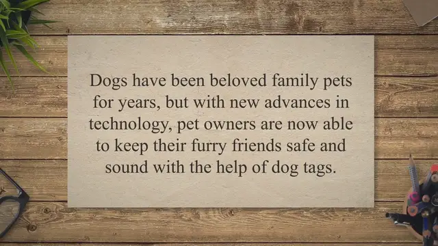 Video thumbnail for Unique Dog Tags For Big Dogs