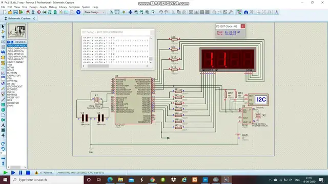 Video thumbnail for Digital Clock with 7-Segment and Real Timer Clock (DS1307) Using PIC Microcontroller