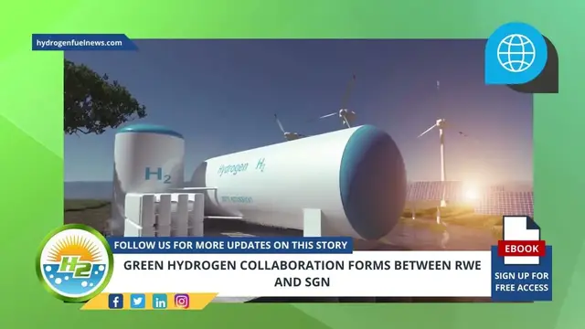 Video thumbnail for German Version - Green hydrogen news collaboration forms between RWE and SGN