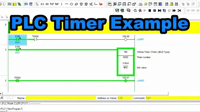 Video thumbnail for Omron PLC Timer - Programming Examples based on Timers