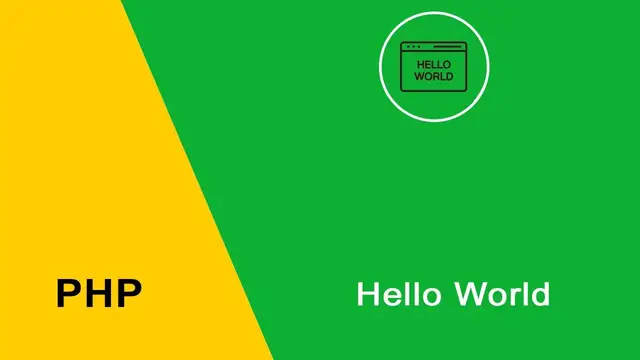 Video thumbnail for PHP Hello world example