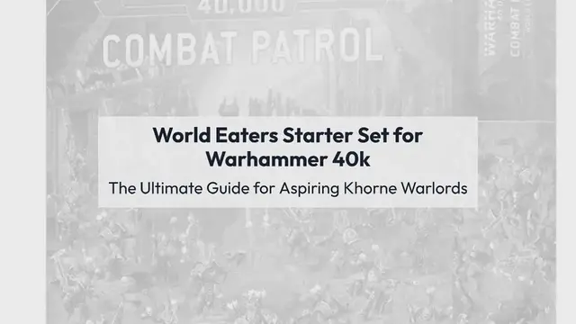 Video thumbnail for World Eaters Starter Set: Embark on a Glorious 40k Crusade for Khorne