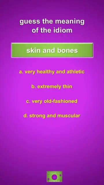 Video thumbnail for Skin Idioms Quiz: Guess the Meaning of the Idiom #1