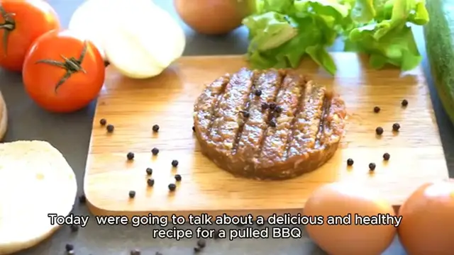 Video thumbnail for Pulled BBQ aubergine & black bean burgers Recipe