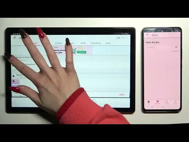 'Video thumbnail for How to Transfer files from Samsung Device to Samsung Galaxy Tab A8 2021 using Send anywhere'
