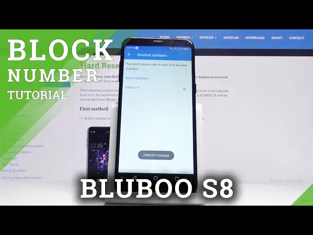 'Video thumbnail for How to Block Number in BLUBOO S8 - Create Blacklist'
